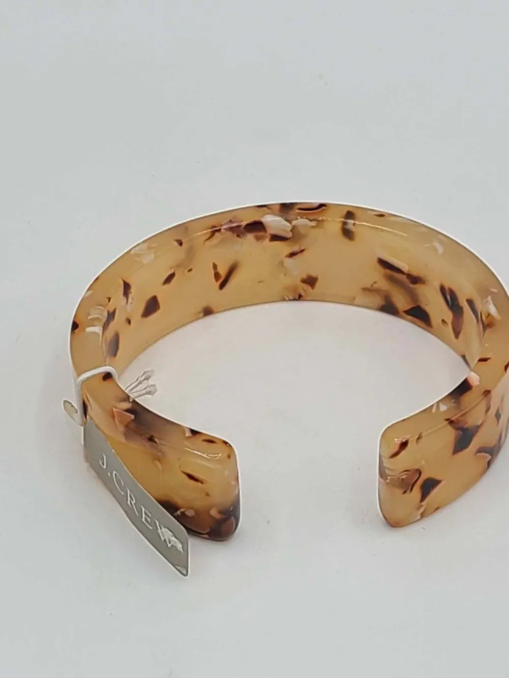J Crew Faux Tortoise Cuff Bracelet NWT